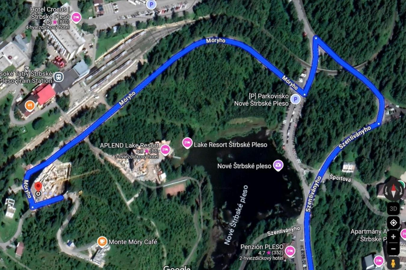 Apartman 405 Hotel Ovruc Strbske Pleso Bagian luar foto